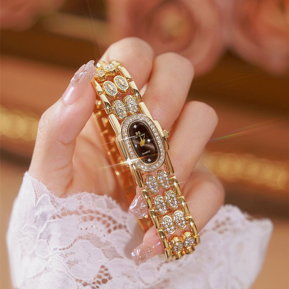 Luxury Watch Vintage - Moda Saatler Altın Bilezik Paslanmaz Çelik