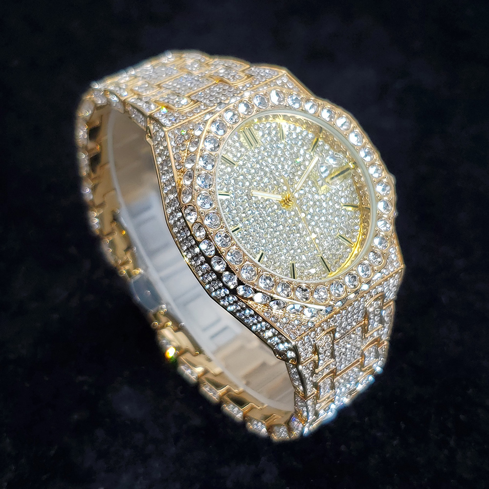 Erkekler İçin Lüks Elmas Altın - Luxury Watch Iceberg incelemesi ve fiyatı