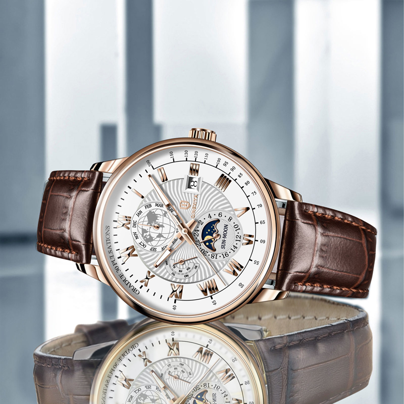 QINGXIYA Marka Moda Deri Kuvar - Luxury Watch And Price incelemesi ve fiyatı