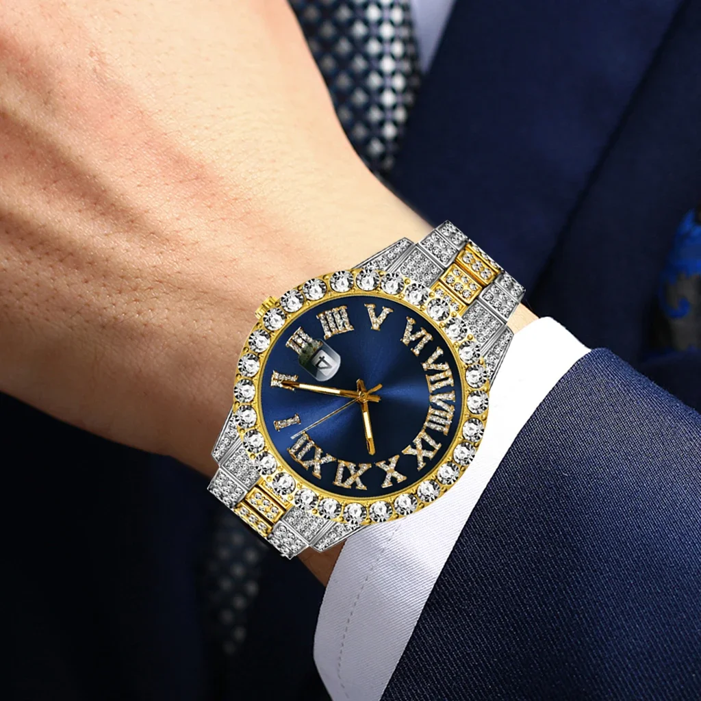 Buzlu Out İzle Erkekler Lüks M - Luxury Watch Iceberg incelemesi ve fiyatı