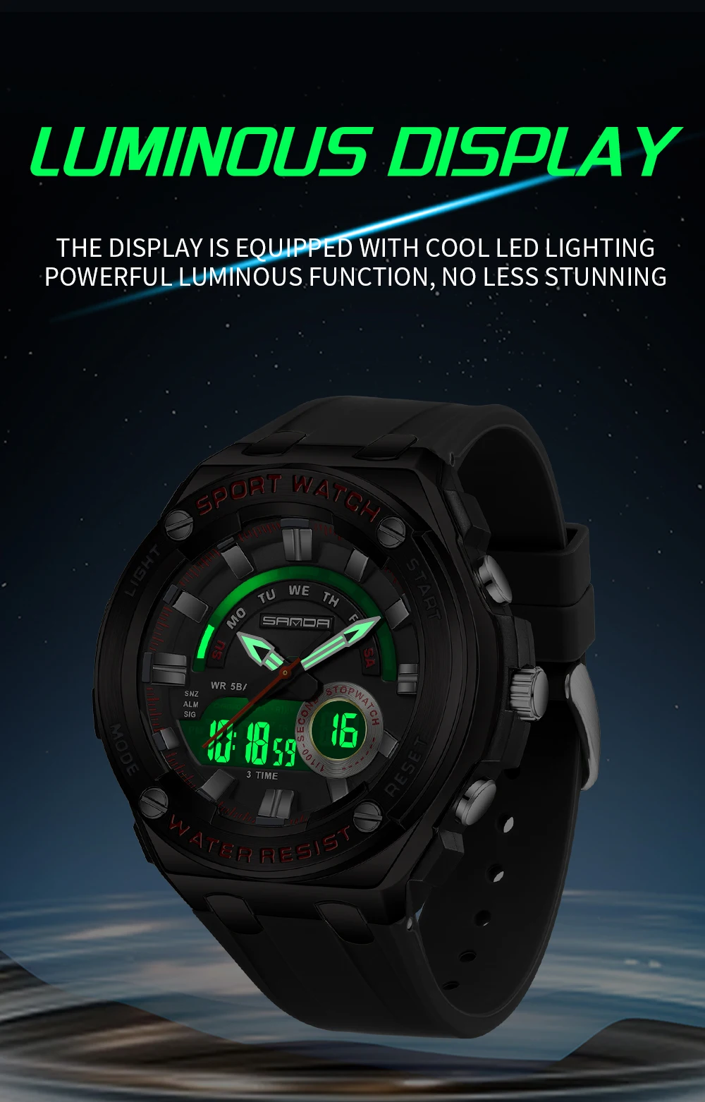 SANDA Yeni Sıcak Satış erkek E - Luxury Watch Shop incelemesi ve fiyatı