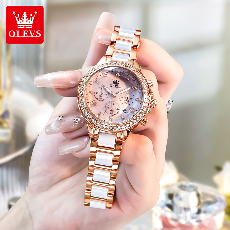 OLEVS 9999 Kadın Izle Marka Or - Luxury Watch Cheap incelemesi ve fiyatı