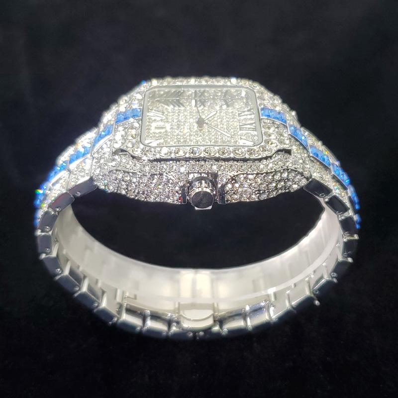 Yeni Moda Elmas Saatler Erkekl - Luxury Watch Iceberg incelemesi ve fiyatı