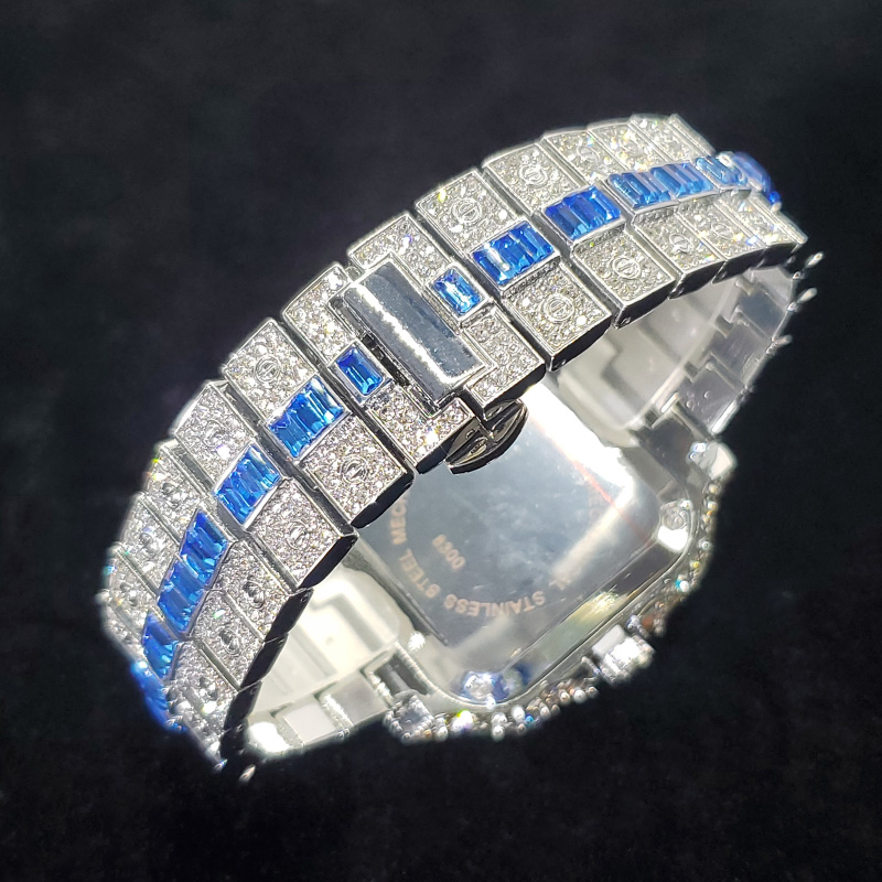 Yeni Moda Elmas Saatler Erkekl - Luxury Watch Iceberg incelemesi ve fiyatı