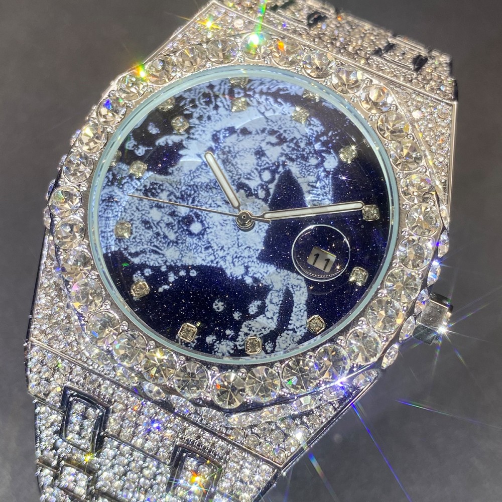 2026 Hip Hop Erkek Kuvars Saat - Luxury Watch Iceberg incelemesi ve fiyatı