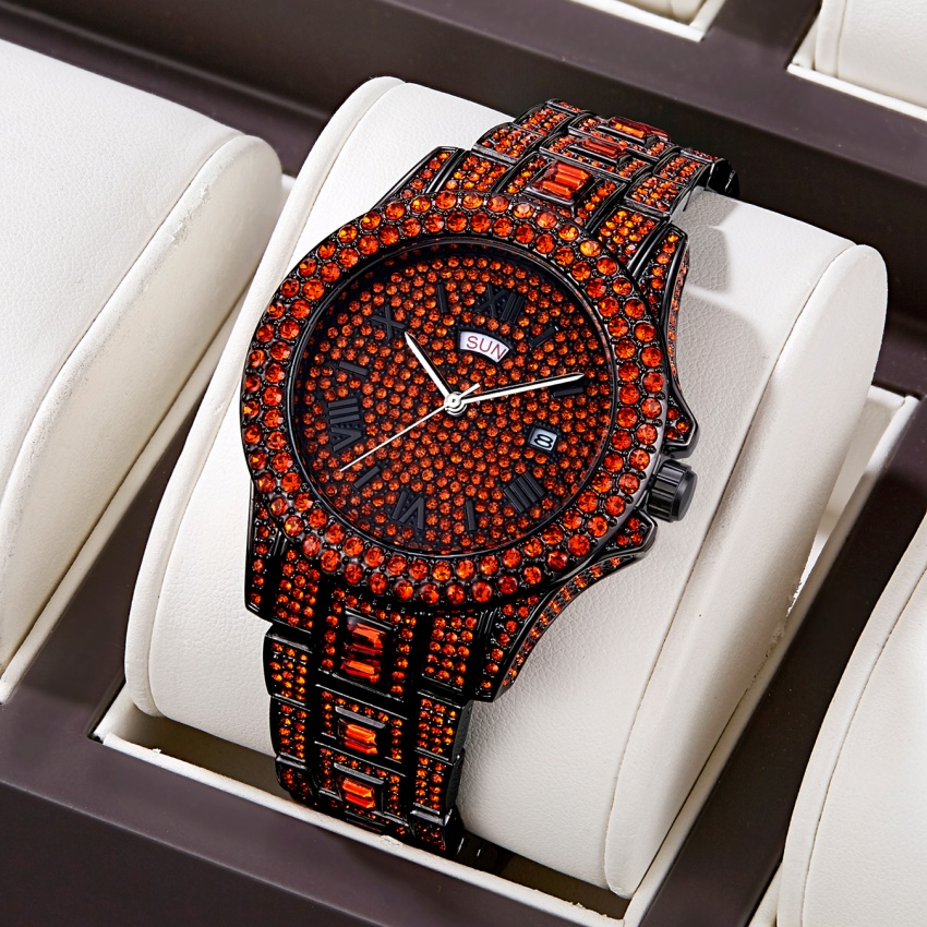 Lüks Hip Hop Paslanmaz Çelik K - Luxury Watch Iceberg incelemesi ve fiyatı