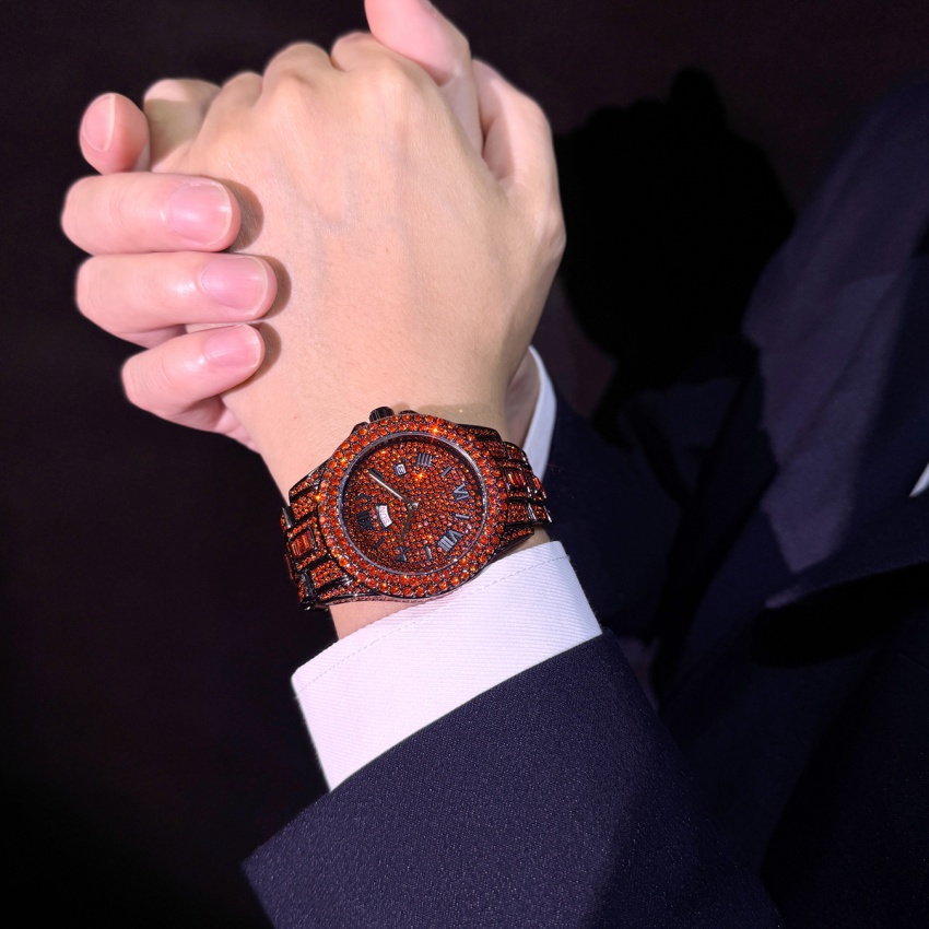 Lüks Hip Hop Paslanmaz Çelik K - Luxury Watch Iceberg incelemesi ve fiyatı