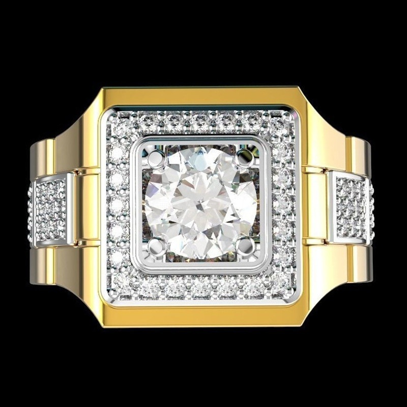 Lüks erkek tam beyaz Birthston - Luxury Watch Iceberg incelemesi ve fiyatı